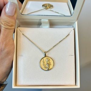 Awe Inspired Joan of Arc Necklace-Gold Vermeil